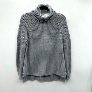 REVOLVE S 525 AMERICA chunky Gray oversized woman cowl fisherman core Sweater